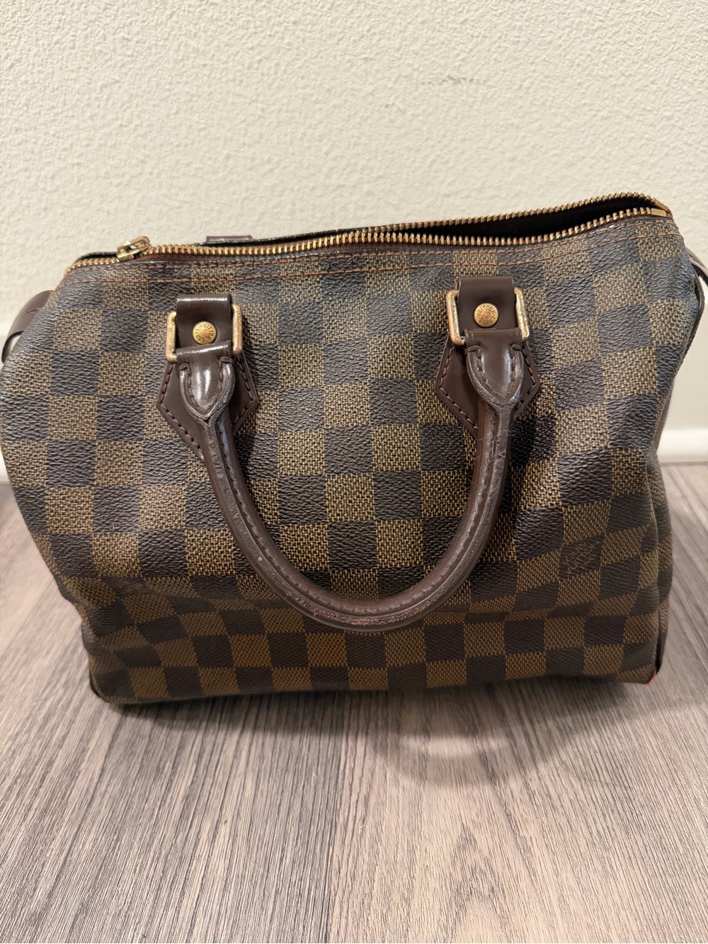 Authentic Louis Vuitton Speedy 25 Damier Ebene – Made in France